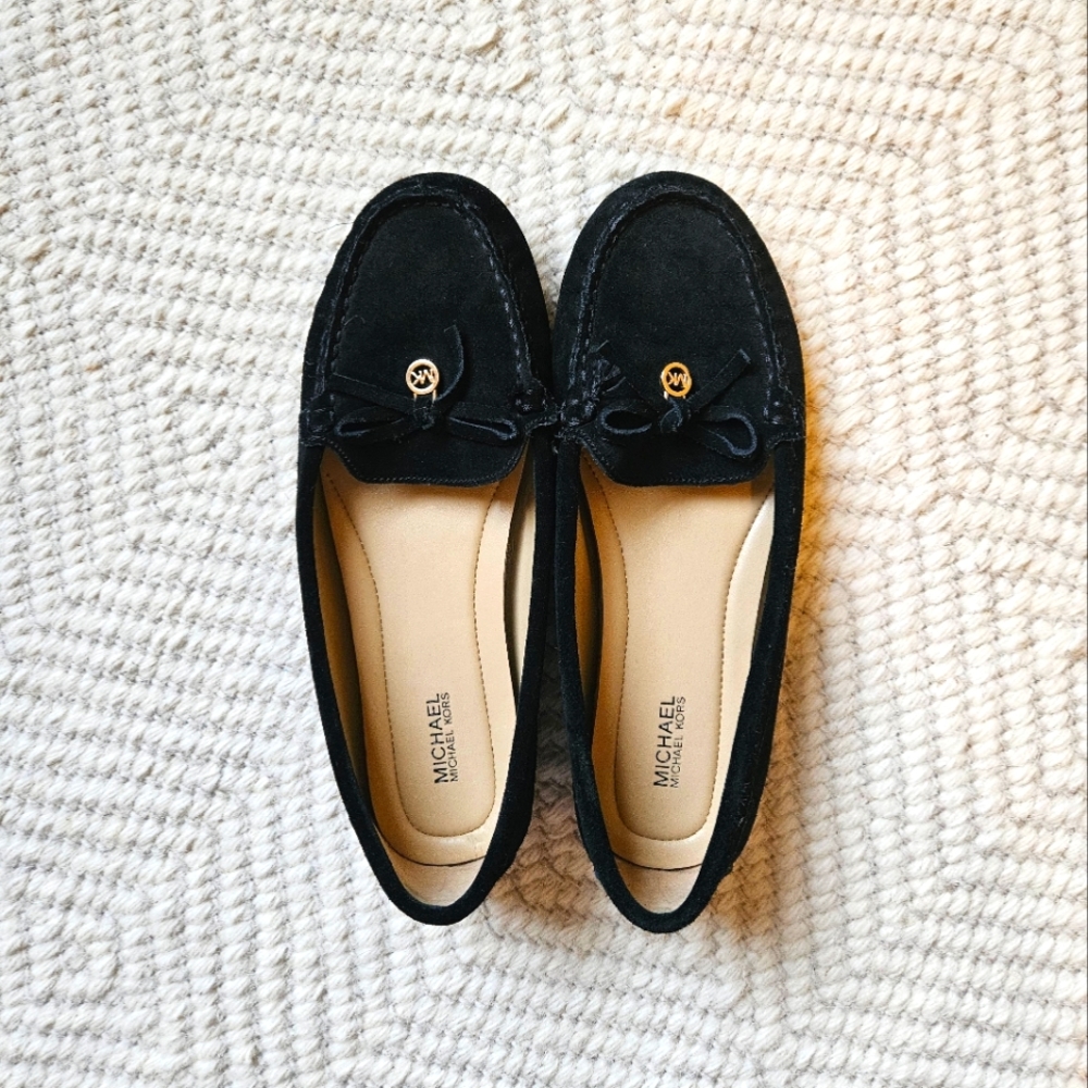 Michael Kors women's black suede loafer size 7